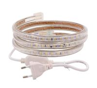 XUNATA Striscia LED, 12m, Luce Blu, 220V SMD 3014, 120 LEDs/m, IP65 Impermeabile, Flessibile Striscia a LED Moderno per Cucina Scala Soffitto Tetto