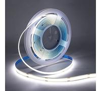 XUNATA Striscia LED COB USB da 5 V, 0,5 m, flessibile, luce bianca fredda, nastro autoadesivo per retroilluminazione interni, casa, cucina, camera da letto, armadio, decorazione commerciale