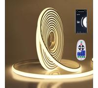 XUNATA WiFi Dimmerabile Strisce di Neon COB in Silicone Flex con Controller 750W, LED Luce IP65, Compatibile con Alexa e Google (0.5m, Bianco Naturale)
