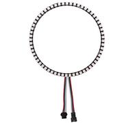 XUNATA WS2812B 5050 RGB, lampada ad anello a LED, personalizzabile, colore da sogno singolo DC5V (1 pezzo 60 LED/anello)