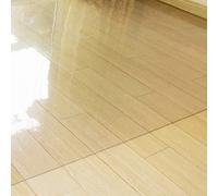 XUNFAKE PVC Tappetini per Sedie da Ufficio Trasparente Tappeto Salvapavimento Antiscivolo,Protezione Parquet e Pavimenti Duri Tappetino Pavimenti,Facile da Pulire (1.5mm,120x150cm/47.2x59in)