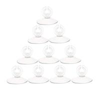 Xuniu 10 Pezzi Clip per Tubo Acquario Morbido, Porta Ventosa in plastica per Ventosa