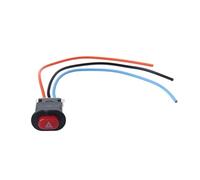 Xuniu Motorcycle Hazard Light Switch Doppio avviso Flasher Segnale di Emergenza w / 3 Wires Lock