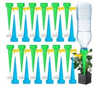 XUNIVERS 24 Pezzi Irrigazione Goccia Automatica, Pianteirrigazione Automatica con Valvola di Controllo a Rilascio Lento, Regolabile Irrigazione Goccia, Piante paesaggistiche