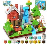 XUNIVERS Costruzioni Magnetiche,100 Pezzi Cubi Magnetici per Bambini,Giocattoli Magnetici Creativi Montessori da 3-7 Anni Ragazzo e Ragazza Magnetic Building Blocks Regali di Bambini,regali di Natale