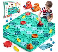 XUNIVERS Giocattoli per Bambini STEM Labirinto Giochi da Tavolo,57 x 57cm Logico Giochi di Società Puzzles,Labirinto di Costruzioni stradali,Regali di Compleanno Educativo per Ragazzi Ragazze 4-8 Anni