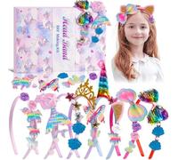 XUNIVERS La Creazione di Fasce per Capelli Fai, Accessori per Capelli per Bambine,Lavoretti Creativi per Bambina, Lavoretti Creativi Regali di Compleanno per Unicorno Bambina