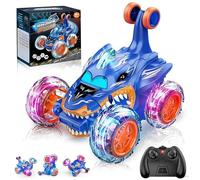 XUNIVERS Macchina Telecomandata Giochi per Bambini,Macchinina Radiocomandata Auto RC Giochi Regalo,Giocattoli Bambino 3-9 Anni Monster Truck,Giocattolo per Auto Telecomandata Acrobatica per bambini