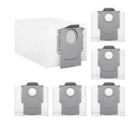 XUNNIU 6 Sacchetti Ricambi per Roborock Q Revo/Qrevo S/Qrevo Pro/Qrevo Plus/Qrevo Master/Slim/Curv/Edge/S8 MaxV Ultra, QV35A/35S, Saros 10/10R Robot Aspirapolvere, Sacchetto di Polvere Ricambio