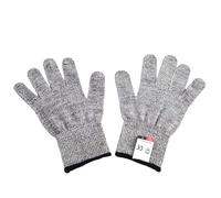 XUNPENG Guanti da giardino resistenti al taglio di grado 5 HPPE, resistenti all'usura e alle strappo, guanti anti taglio di protezione da cucina / 1/2/10/20 coppie (X-Large/Grey,2 Pairs)
