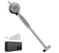 XUNTOP Alesametro con Quadrante 50-160mm/2-6" con Set 12 Testine Auto Alesametro con Comparatore Centesimale 0.01mm Precisione Indicatore Diametro Interno con Custodia ABS per Motori Cilindri CNC