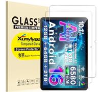XunyLyee Pellicola per DOOGEE Tab A9/ Tab A9 Pro 10 Pollici Tablet Vetro Temperato, Durezza 9H - 2 pezzi