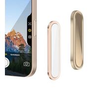 Xunzii 2 Pack Camera Control Button Protector per iPhone 16/Plus/16 Pro/16 Pro Max per Vetro Temperato, Pellicola 9H per il Controllo Della Fotocamera, Ultra Sottile per lo Schermo, Deserto + Bianco