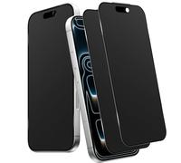 Xunzii 2 Pezzi Opaca Privacy Pellicola Protettiva a Copertura Totale per iPhone 17 Pro 6.3'', Antiriflesso Anti Spy Vetro Temperato Film, Anti-Impronte Durezza 9H Opaca Privacy Schermo Pellicola