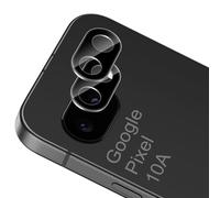 Xunzii 2 Pezzi Pellicola Fotocamera per Google Pixel 10A 5G - [Nero], Durezza 9H Anti-Graffio Vetro Temperato Camera Protezione Lente, HD Senza Bolle Lente Protettiva Film