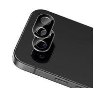 Xunzii 2 Pezzi Pellicola Fotocamera per Google Pixel 9A - [Nero], Durezza 9H Anti-Graffio Vetro Temperato Camera Protezione Lente, HD Senza Bolle Lente Protettiva Film