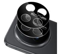 Xunzii 2 Pezzi Pellicola Fotocamera per Honor Magic8 Pro/Magic 8 Pro - [Nero], Durezza 9H Anti-Graffio Vetro Temperato Camera Protezione Lente, HD Senza Bolle Lente Protettiva Film