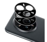 Xunzii 2 Pezzi Pellicola Fotocamera per Realme 14 Pro/14 Pro+/14 Pro Plus - [Nero], Durezza 9H Anti-Graffio Vetro Temperato Camera Protezione Lente, HD Senza Bolle Lente Protettiva Film