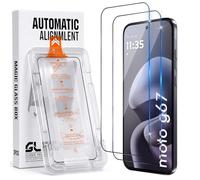 Xunzii 2 Pezzi Pellicola Vetro Temperato per Motorola Moto G67/G77, [Installazione Automatica] Vetro Temperato, Durezza 9H Anti Graffi Senza Bolle Vetrino Protezione Schermo