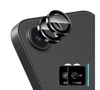 Xunzii Pellicola Fotocamera per iPhone 17 E - [Nero], Durezza 9H Anti-Graffio Vetro Temperato Camera Protezione Lente, HD Senza Bolle Lente Protettiva Film