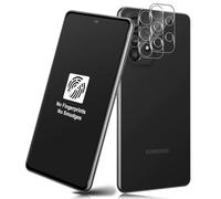 Xunzii Pellicola Protettiva Opaca per Samsung Galaxy A53 | Copertura Completa Opaca Vetro Temperato con Lente Fotocamera, Durezza 9H Antiriflesso Matte Protezione Schermo [2+2 Pezzi]