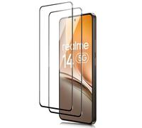 Xunzii Pellicola Protettiva per Realme 14 5G/OPPO Reno 12F/12 F/12 FS 5G/Reno 13F/13 F/13 FS, Vetro Temperato Film HD Durezza 9H Protezione Schermo [2 Pezzi], Anti-Graffio Screen Protector