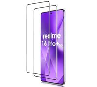 Xunzii Pellicola Protettiva per realme 16 Pro+/16 Pro Plus/15 Pro/15, Vetro Temperato Film HD Durezza 9H Ultra Resistente Protezione Schermo [2 Pezzi], Anti-Graffio Senza Bolle Screen Protector