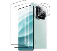 Xunzii Pellicola Protettiva per Xiaomi Redmi Note 14 Pro Plus/Note 14 Pro+ 5G, con Protezione Lente Fotocamera, 3D Anti-Graffio Vetro Temperato Film, Durezza 9H Vetrino Protezione Schermo [2+2 Pezzi]