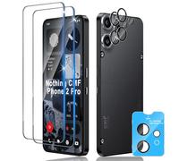 Xunzii Pellicola Vetro Temperato per Nothing CMF Phone 2 Pro, con Protezione Lente Fotocamera, 0,33mm Ultra Trasparente [Durezza 9H Anti Graffi] Protezione Schermo Pellicola Protettiva