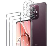 Xunzii Pellicola Vetro Temperato per Oppo A60 5G/Oppo A40/Oppo A40m, con HD Protezione Lente Fotocamera, [Durezza 9H Anti Graffi] Vetrino Protezione Schermo Pellicola Protettiva [3+3 Pezzi]