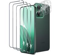 Xunzii Pellicola Vetro Temperato per OPPO Reno 14F, con HD Protezione Lente Fotocamera, [Durezza 9H Anti Graffi] Vetrino Protezione Schermo Pellicola Protettiva [3+3 Pezzi]