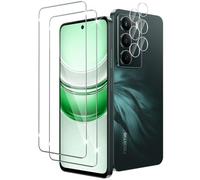 Xunzii Pellicola Vetro Temperato per Realme C75 5G/4G/Realme 14x [2+2 Pezzi], con HD Protezione Lente Fotocamera, [Durezza 9H Anti Graffi] 0,33mm Vetrino Protezione Schermo Pellicola Protettiva