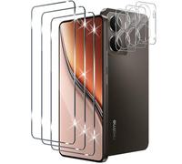 Xunzii Pellicola Vetro Temperato per Realme P3 5G, con HD Protezione Lente Fotocamera, [Durezza 9H Anti Graffi] Vetrino Protezione Schermo Pellicola Protettiva [3+3 Pezzi]