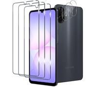 Xunzii Pellicola Vetro Temperato per Samsung Galaxy A07 4G, con HD Protezione Lente Fotocamera, [Durezza 9H Anti Graffi] Vetrino Protezione Schermo Pellicola Protettiva [3+3 Pezzi]