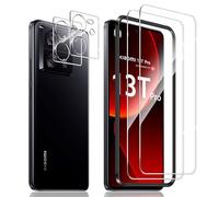 Xunzii Pellicola Vetro Temperato per Xiaomi 13T 5G / Xiaomi 13T Pro 5G, con Protezione Lente Fotocamera, 0,33mm Ultra Trasparente [Durezza 9H Anti Graffi] Protezione Schermo Pellicola Protettiva