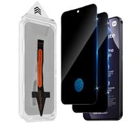 Xunzii Privacy per Xiaomi Redmi Note 15 Pro 5G con installazione automatica | Pellicola protettiva per schermo completo, durezza 9H, anti-impronte, senza bolle, anti-spia, 2 pezzi