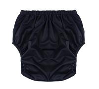 XUOUP Mutande Anti-Perdita per Adulti, Copripannolino in Plastica, Lavabili, Riutilizzabili, Impermeabili, per La Guida A Lunga Distanza, Il Nuoto Estivo, Unisexblack(1PCS),L