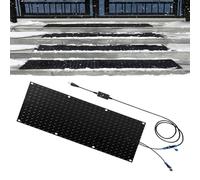 XUPBEHJO Tappetino Anti-Neve for camminamenti - Tappetino Antiscivolo in Gomma for Esterni con Cavo di Alimentazione for la rimozione della Neve Invernale(40x120cmx1Pcs)