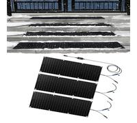 XUPBEHJO Tappetino Anti-Neve for camminamenti - Tappetino Antiscivolo in Gomma for Esterni con Cavo di Alimentazione for la rimozione della Neve Invernale(40x120cmx3Pcs)