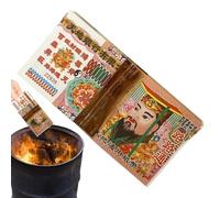 XUQEAYWD Joss Paper | Denaro d'onore per i funerali,100 fogli di carta commemorativa per la festa dei fantasmi Qingming rituali del tempio Cerimonie tradizionali