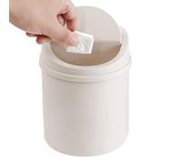 XUQEAYWD Mini pattumiera da tavolo, 16,5 x 13 x 13 cm, con coperchio, mini pattumiera da tavolo, cestino per la spazzatura in plastica, per desktop, tavolo da toeletta, tavolino da caffè