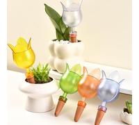 XUQEAYWD Punte Autoirriganti per Piante, Irrigazione 5 Pezzi, Punte Automatiche a Forma di per Giardino Prato Serra, Letti Rialzati e Vivaio di Cactus