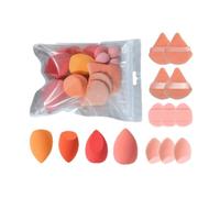 XUQEAYWD Set spugne per trucco, frullatore per spugne di bellezza - Spugna per fondotinta per sfumare il trucco - Frullatore in spugna Soft Beauty per fondotinta liquido, correttore, crema solare e