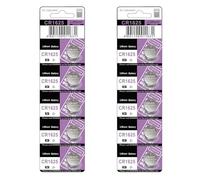 XuQiZZpp 10/5-Count CR1625 Batterie a moneta Design a tenuta stagna Batteria a moneta Potenza stabile 3V per gadget domestici Telecomandi per Orologi Calcolatrici Giocattolo