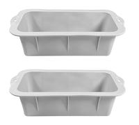 XuQiZZpp 2 stampi in silicone per uso alimentare per toast e pasticcini, adatti al microonde e alla lavastoviglie, per torte e teglie da cucina