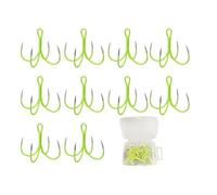 XuQiZZpp 5/10pcs Quadruple Ancore Gancio In Acciaio Ad Alto Carbonio Luce Notte Ami Da Pesca Ami Da Pesca Per La Pesca N