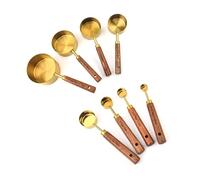 XuQiZZpp 8 cucchiai dosatori per tazze piccole in acciaio inox per uso alimentare, per caffè, tè, zucchero, farina