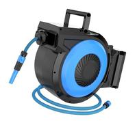XuQiZZpp Bobina retrattile per tubo dell'acqua ad alta capacità, resistente alle intemperie, design salvaspazio, ideale per giardinaggio domestico e officine