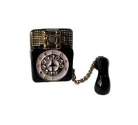 XuQiZZpp Bold Retro Design Magnetico Telefono Anelli Colorati Goccia Olio Gioielli Dichiarazione Pezzi Per Il Miglioramento Del Vestito