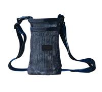XuQiZZpp Borsa a tracolla per tazza d'acqua con cinturino regolabile Coperture protettive per bottiglie sportive portatili per escursioni leggere e durature, blu navy, Taglia unica